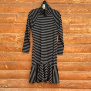 Ralph Lauren Cotton Dress Size M Black and Gray